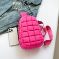 thumbnail image 4 of JUYGO Sling Bag Puffy Crossbody Purse for Women Fanny Pack Chest Bag Puffy Waist Bag, 4 of 6