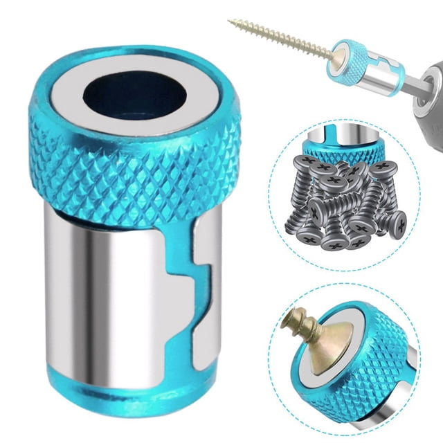 1 Pcs -Universal Magnetic Ring Alloy Magnetic Ring Screwdriver Bits Anti-Corrosion Strong Magnetizer Drill-Bit Magnetic Ring Pattern