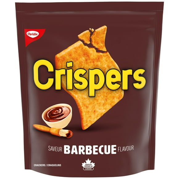 Crispers, BBQ Flavour, Barbeque Salty Snacks, Is It a Chip or a Cracker, 145 g