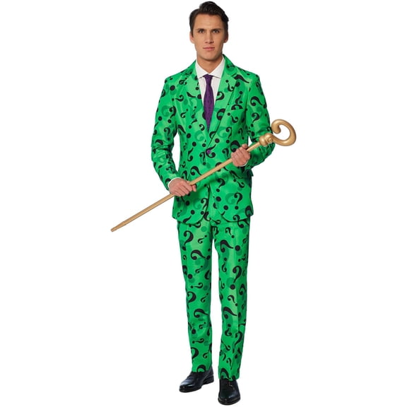 Suitmeister Men's Suits The Riddler - XL Green