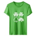 thumbnail image 1 of QIPOPIQ T-Shirts à Manches Courtes pour Femmes à Col Rond T-Shirts de la Saint-Patrick Tunique T-Shirt Trèfle T-Shirt Vert T-Shirts de la Saint-Patrick Hauts T-Shirt Tee T-Shirts de Fête T-Shirts Graphiques Aubaines, 1 of 4
