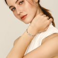 thumbnail image 5 of AOBOCO Daughter Bracelet 925 Sterling Silver Infinity Daughter Link Bracelet with 12 Birthstones Daughter Birthday Gift from Mom, 5 of 10