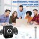 thumbnail image 2 of HW HAOWORKS S92 Pro 25W Amplificador de Voz para Profesores con Micrófonos Inalámbricos/sistema Bluetooth PA para Aula, Iglesia, Eventos Al Aire Libre, 2 of 8