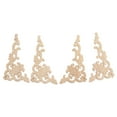 thumbnail image 2 of Corner Applique, Carved Applique Onlay DIY Wood  For Door For Furniture, 2 of 8