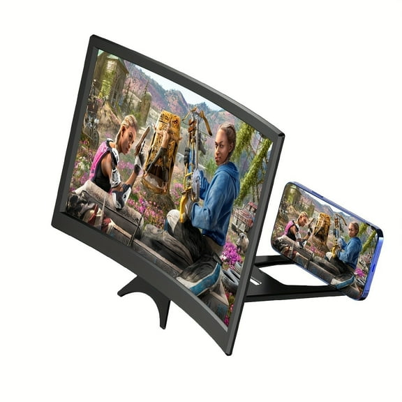 14-Inch Mobile Phone Screen Amplifier Foldable Phone Expander with Stand for Video & Gaming