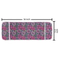 thumbnail image 2 of Floral Microwave Oven Cover, Continuous Colorful Exotic Summer Aloha Flower Petals Retro Blossoming Pattern, Water Resistant Organizer with Pockets Kitchen, 36" x 12", Grey Multicolor, by Ambesonne, 2 of 4