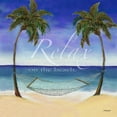thumbnail image 2 of Gango Home Decor Coastal Contemporary Relax on the Beach & Unwind on the Coast Palm Tree Print Sret by Todd Williams (Printed on Paper); Two 12x12in Unframed Paper Posters, 2 of 5