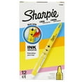 thumbnail image 1 of Marcadores líquidos SHARPIE, amarillo fluorescente, 12 unidades, 1 of 7