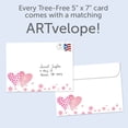 thumbnail image 3 of Tree-Free Greetings Valentine's Day Greeting Card, 5x7, Forever Balloons (GO64322), 3 of 5