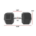 thumbnail image 3 of Haltère hexagonale enduite CAP Barbell, Single 3 - 100 lb, 3 of 6