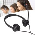 thumbnail image 3 of Auriculares de la Oficina, Almohadillas de Oído Suave RJ9 Auriculares Telefónicos Binaures para Servicio al Cliente para Fijación Fija, 3 of 7