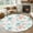 Orange Blue White, variant on Bathroom Rugs 2x3 Ft, Teal Red Coastal Non Slip Area Rugs for Kitchen Bedroom Entryway, Jellyfish Nautical Beach Coral Starfish Washable Carpet Runner Rug Floor Mats for Bedroom Home Decor