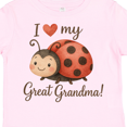 thumbnail image 4 of Inktastic I Love My Great Grandma Ladybug Boys or Girls Toddler T-Shirt, 4 of 5
