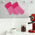 thumbnail image 3 of Unique Bargains Heat Resistant Cooking Gloves Flexible Gripping Rose Red 12.8x7.5inch, 3 of 6