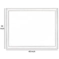 thumbnail image 4 of Rectangular Shape Wooden Frame with Mirror Encasing Brown and Silver - Saltoro Sherpi, 4 of 4