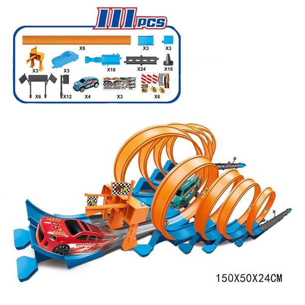 BlocteckToy – 100 Barreras De Pista Para Coches RC Drift 1:64/1:43/1:32 – Plástico Resistente