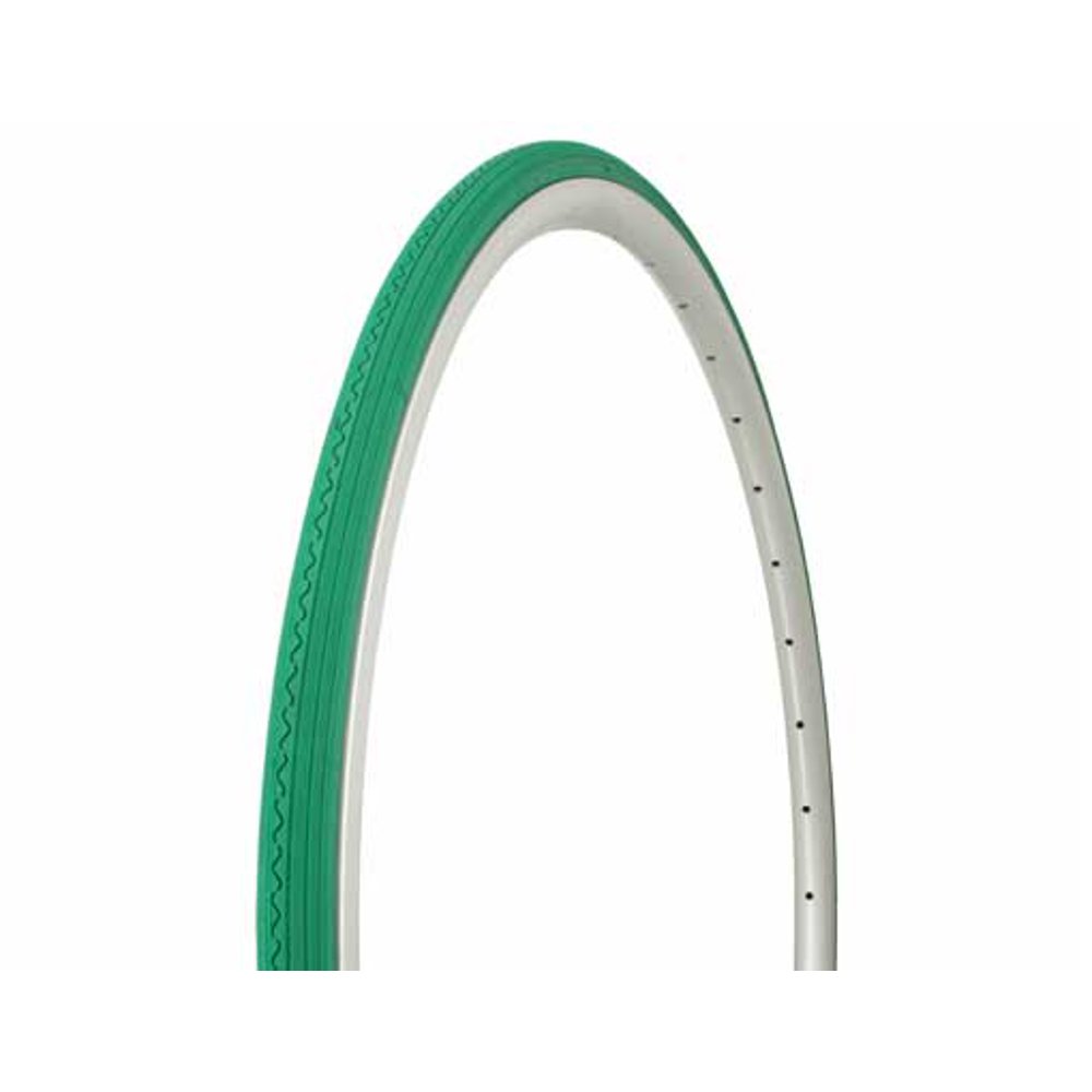 Tire Duro 700 x 23c Green/Green Side Wall HF156. Bicycle tire, bike