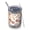 White Orange Baseball, variant on 12oz Tumblers White Baseball Elements Pattern Vacuum Insulated Stainless Steel Travel Tumbler Cups Mug with Lid and Straw for Beer,Coffee,Beverages with Cleaning Brush for Cold & Hot Drinks