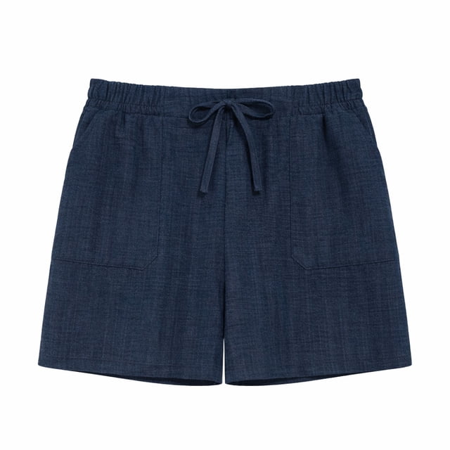 Short George para Mujer, con Elástico Marino Talla M