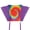 Tie Dye, variant on In the Breeze 3521 -- USA Flag Sled Kite -- Colorful, Bold, Packable Travel Kite for All Skill Levels