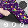 thumbnail image 3 of Yiaed Mardi Gras and Donuts Print Carpet Floor Mats for Cars, Auto Accessories Front & Rear Car Floor Mats Car Floor Foot Mat Sets of 4 Pieces, 3 of 7
