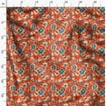 thumbnail image 3 of Soimoi Cotton Poplin Orange Fabric By the Yard - 42 Inch Wide - Florals Print Fabric - Elegant and Timeless Patterns for Fashion and Home Decor Printed Fabric, 3 of 6
