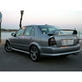 thumbnail image 2 of Rvinyl Tail Light Tint Covers Compatible with Mazda Protege 1999-2003 (Sedan) - Blackout Smoke, 2 of 10