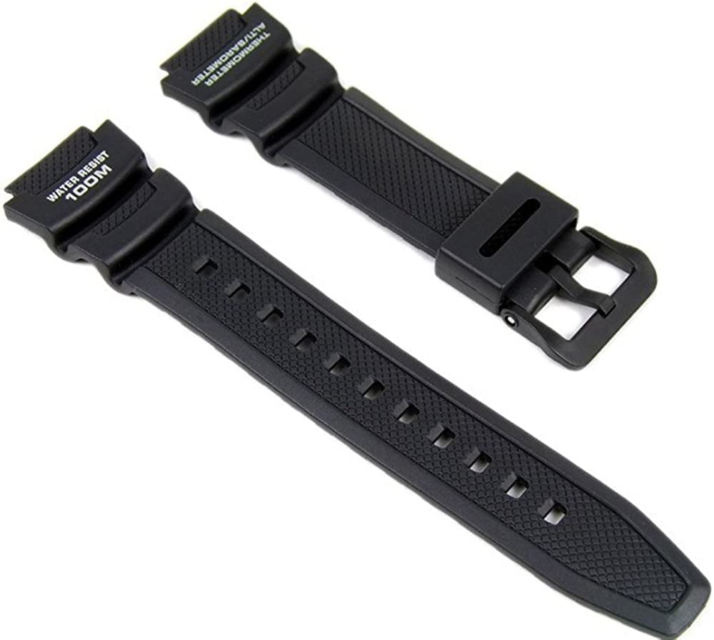 Toerist snorkel barsten Genuine Casio Replacement Watch Strap 10360816 for Casio Watch SGW-400H-1BVH,  SGW-300H-1AVH + Other models - Walmart.com