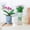 4Pcs Modern High Footed Planter Under $5 a1, variant on RRJ Modern Nordic High Footed Plastic Flower Pot, Minimalist Textured Resin Planter for Indoor Plants, Decorative Home Garden Plant Pot for Succulents Herbs Living Room Bedroom Decor