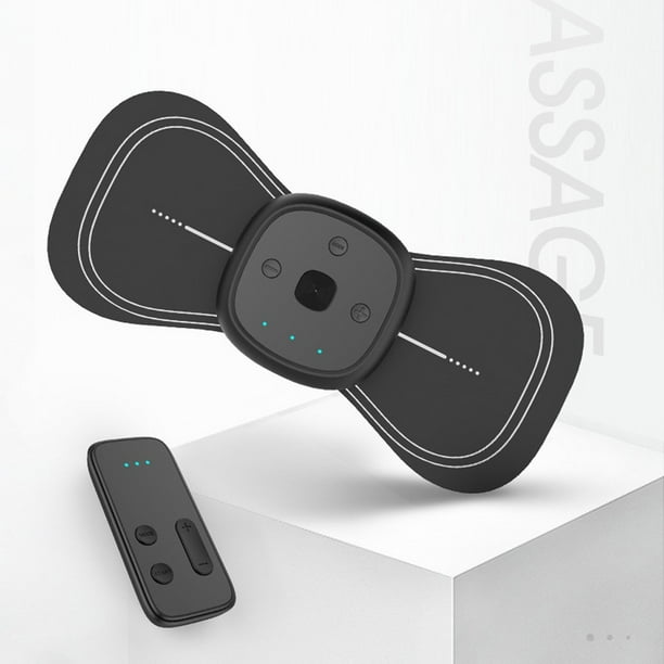 Fiudx Masajeador Cervical, Mini Dispositivo con Control Remoto Inalámbrico, Función de Calentamiento de Tejido Profundo, Diseño Portátil y Recargable, Alivio de Cuello, Hombros y Espalda, Regalo Perf
