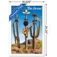 thumbnail image 3 of Cactus -Tres Amigos Wall Poster, 14.725" x 22.375", Framed, 3 of 5