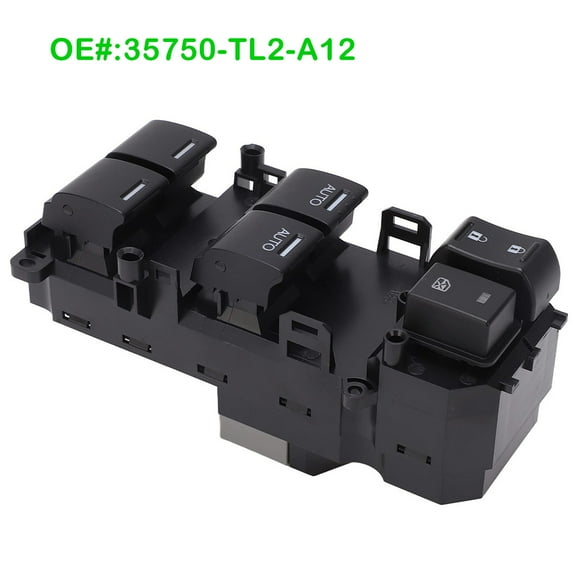 Driver Door Power Window Switch Black Fit for 2009-2014 Acura TSX 35750-TL2-A12