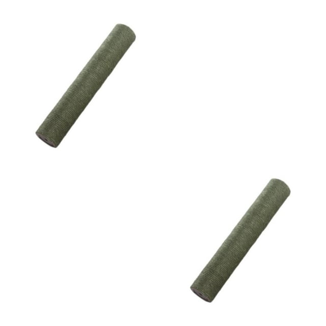 Destyer Replacement Sisal Rope Scratch Post Refill Pole for Cats Durable and Long-lasting green 40cmx8cm 2Set