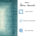 thumbnail image 5 of Liora Manne Indoor Area Rug Tivoli Dream Border Aqua 100% Wool Hand Tufted 5x8, 5 of 9