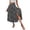 Black, variant on Bbyeadc Summer Skirts for Women Midi A Line Flowy Skirt Side Slit High Waisted Boho Floral Print Skirts Elegant Beach Outfits ,Green (M)
