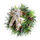 thumbnail image 4 of Corona De Navidad Con Guirnalda De Lazo Corona De Navidad Para Boda En La Puerta Delantera Al Aire Libre Gloria corona con campana, 4 of 9