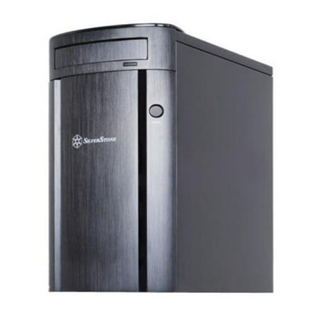 Small Form Factor Video Card Silverstone Technology SG04B-F Small Form Factor Case with Adjustable Fan Position and Support Dual Graphics Card - Black ()