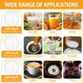 thumbnail image 3 of GORWARE 3Pcs Nylon Ultra Fine Mesh Strainer Plastic Sieve Fine Mesh with Handle Kitchen Food Yogurt Mesh Sieve Heat Resistant for Filtering Coffee, Juice, Oils, Soy Milk,Wine, 3 of 9