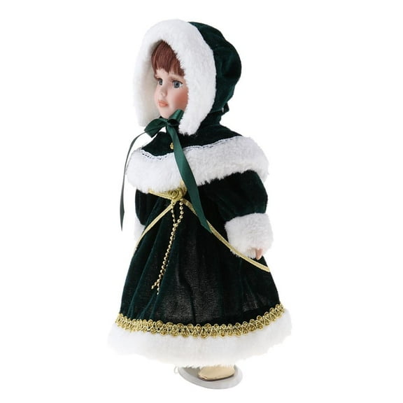 Figuras de Personas Determinadas Sunnimix Muñeca de Porcelana Victoriana 30cm Ropa de Invierno