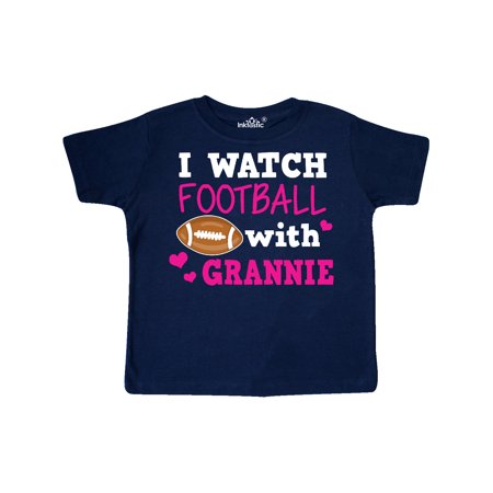 

Inktastic I Watch Football with My Grannie Gift Toddler Toddler Girl T-Shirt