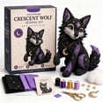 thumbnail image 3 of Mystical Galaxy DIY Patchwork Animal Kit, Felt Animal Sewing Kit for Beginners, 3D Stuffed Plush Animals, Pre-Cut Handmade Craft Kit for Adults Kids, Art Gift, 3 of 5