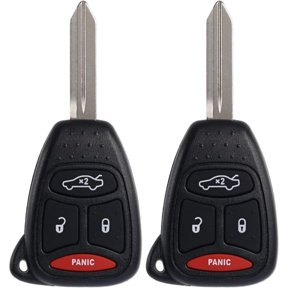 Key Fob Replacement Fits for Chrysler 300 Aspen 2005 2006 2007 2008 2009 Charger Durango Jeep Commander Grand Cherokee Keyless Entry Remote Control KOBDT04A 05179512AA 05170486AA