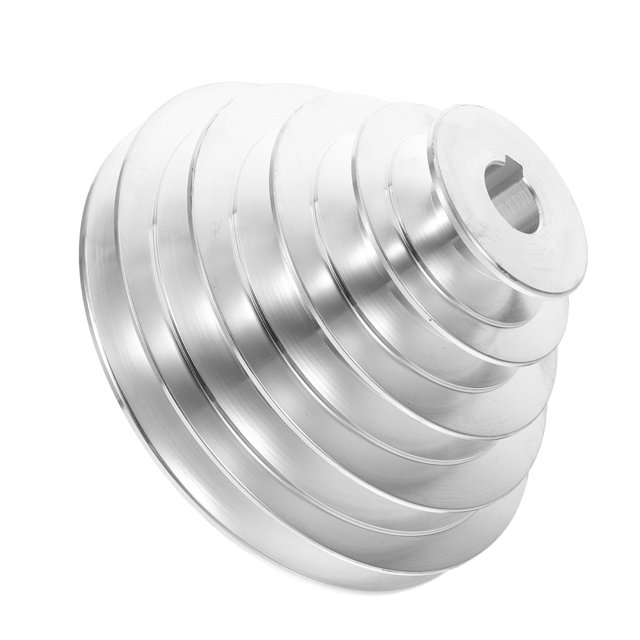 USHOBE Polea De Transmisión De Aluminio 5 Compatible Con Motores Eléctricos Y Prensa Taladro