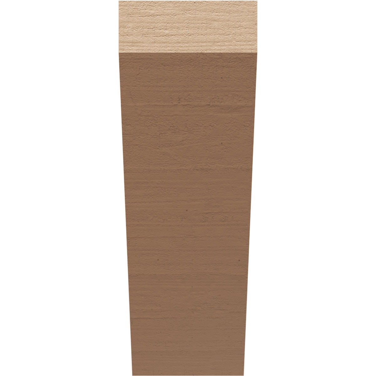 8"W x 16"D x 24"H Classic Concord Rough Cedar Woodgrain TimberThane Corbel, Primed Tan