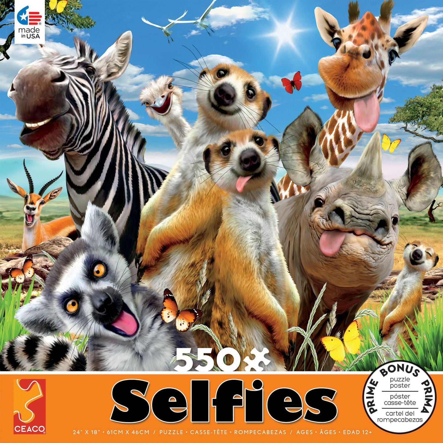 Ceaco: Selfies - African Sun casse tête (550 pc)