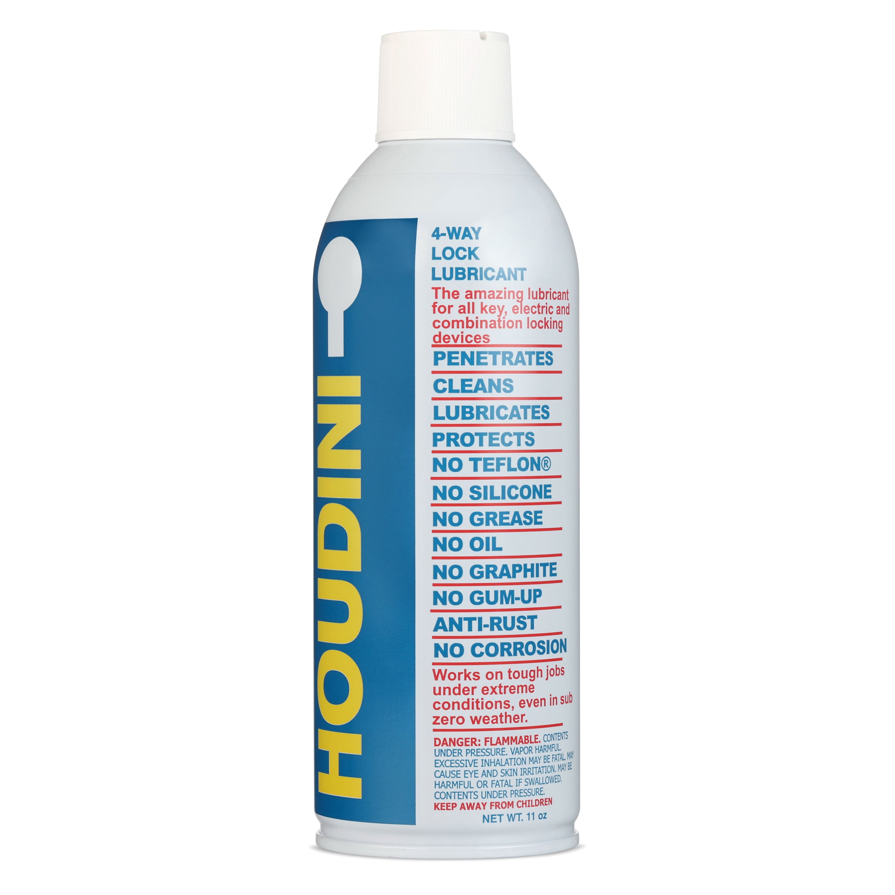 Protexall Houdini 086507111012 Lock Lubricant Spray, 11 oz Qty (2