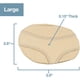 thumbnail image 5 of Almohadillas para pies, cojines metatarsianos para metatarsalgia, artritis y alivio del dolor sesamoideo, 1 par (grande, 2 unidades), 5 of 5