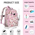 thumbnail image 6 of Shih Tzu Dogs and Flowers Backpack for School,Cute School Bag,Schoolbag with Adjustable Shoulder Straps & Padded Back,15.25"x11.5"x5.25", 6 of 6