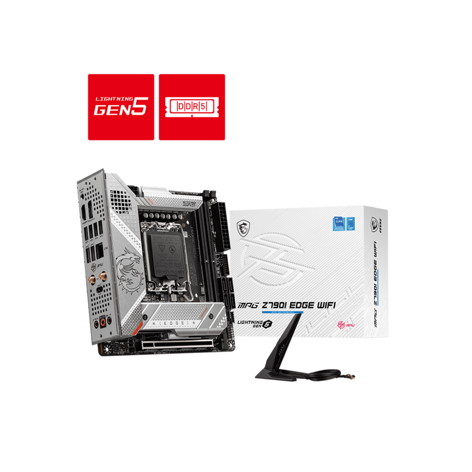 MSI MPG Z790I Edge WiFi Gaming Motherboard (Supports 12th/13th Gen