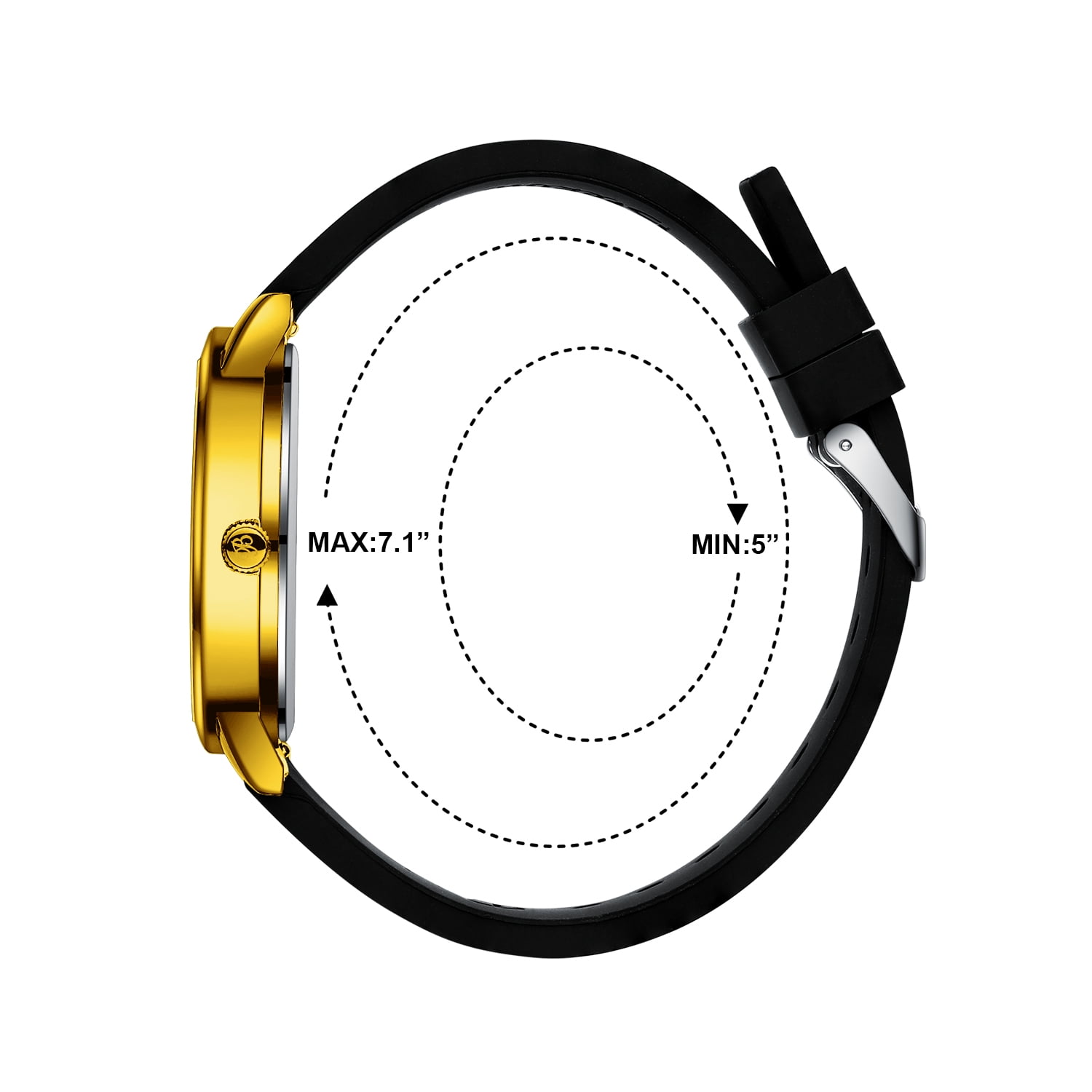 Blekon Original Women Adult Watch for Medical Students Silicone Band Water Resistant Round Shape